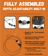 Load image into Gallery viewer, Adjustable Depth Texas Rig (6 Pack)