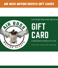 Load image into Gallery viewer, Air Boss Motion Decoys Gift Card
