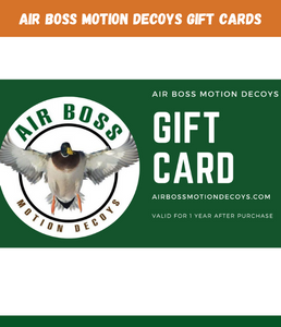 Air Boss Motion Decoys Gift Card