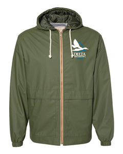 Green Delta Waterfowl Jacket With Chapter Name and Year
